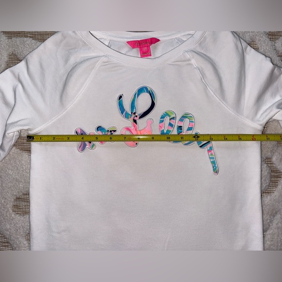 Lilly Pulitzer Women's XS Elliana Pullover Long Sleeve Shirt Multi Bermudaful - Picture 7 of 8